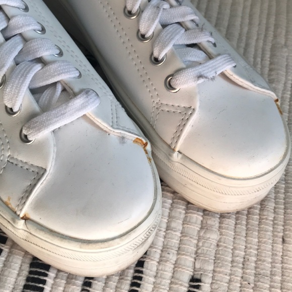Hanes Shoes 5 Platform White Courts Guc Poshmark